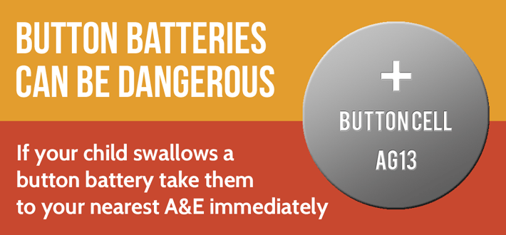 Parents warned of button battery danger
