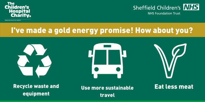 Sheffield Children’s launches energy promise green initiative for colleagues
