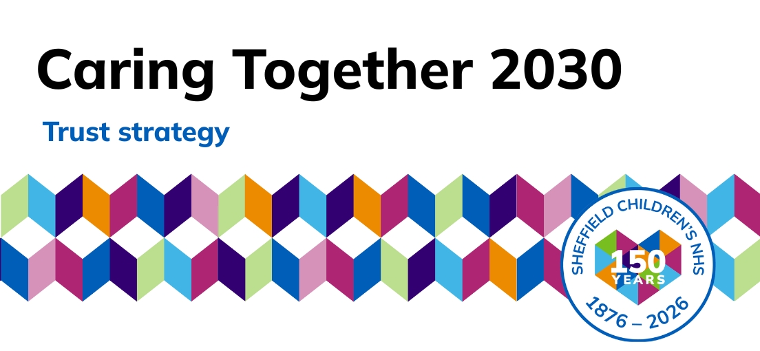 Trust strategy header - text says Caring Together 2030